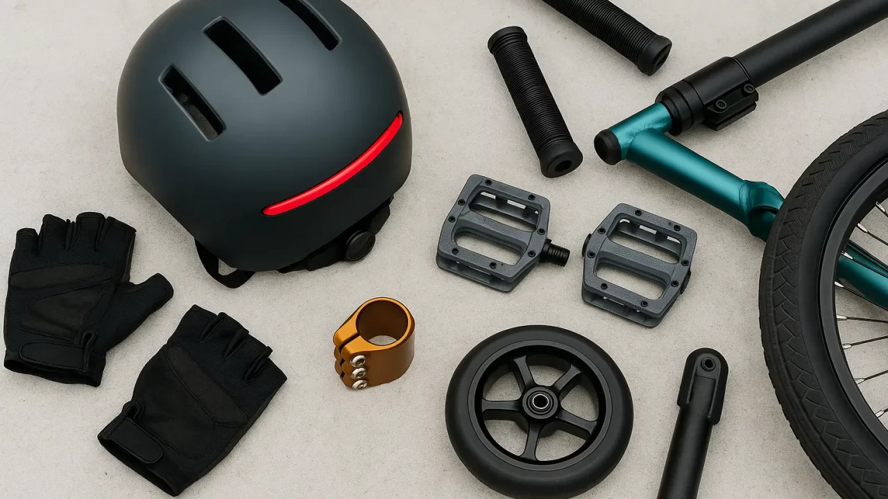 Labākie skūteru un BMX piederumi 2025. gadā