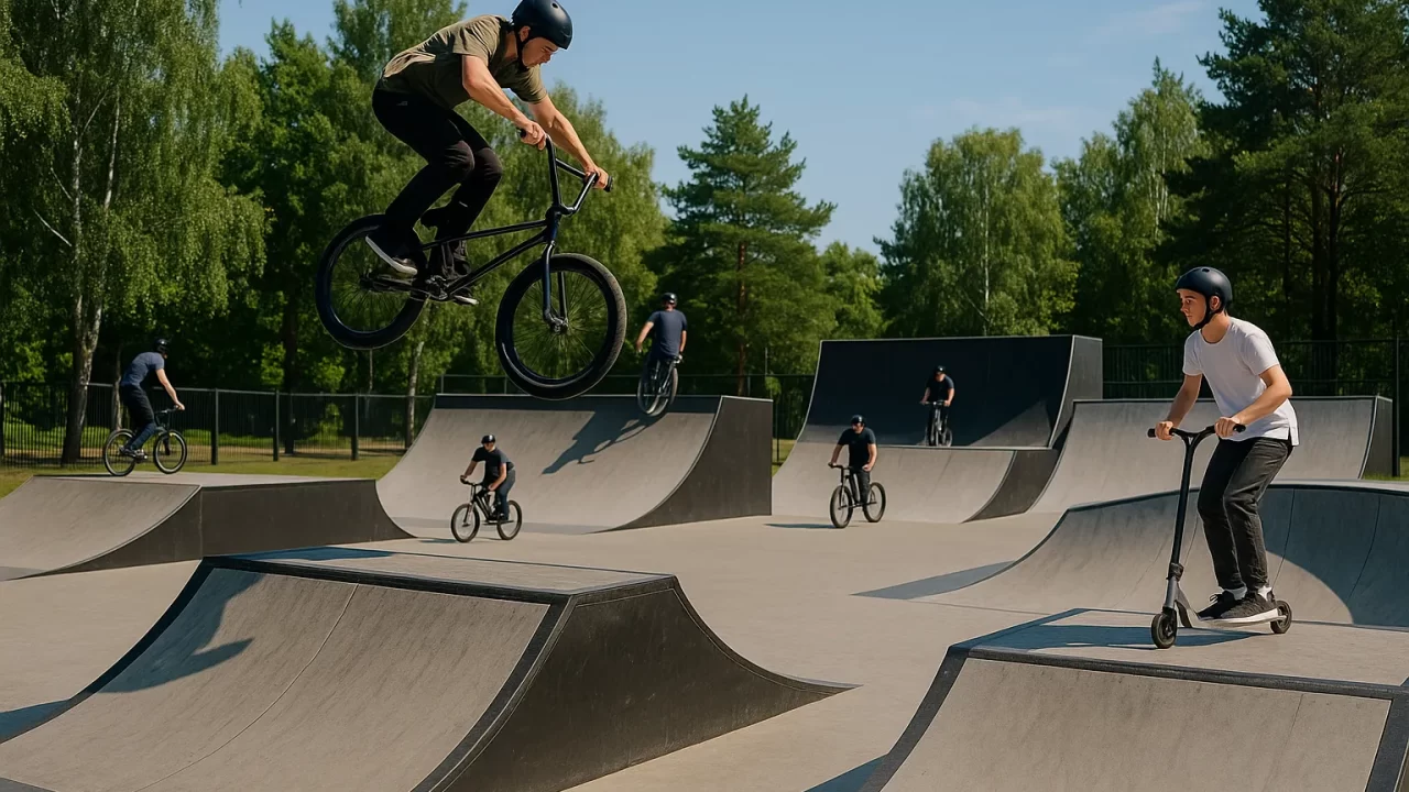 Populārākie skūteru un BMX parki Baltijā